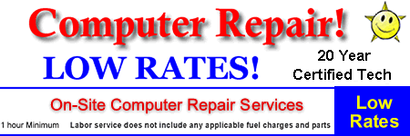 Inland PC Repair Low Rates! call 951-233-3038